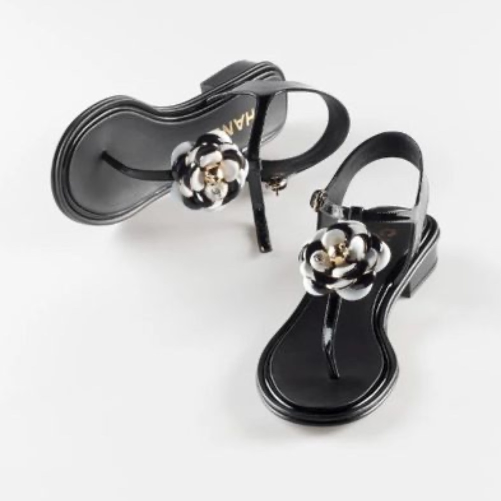 2021-2022 Chanel Camilla T-Strap Sandals